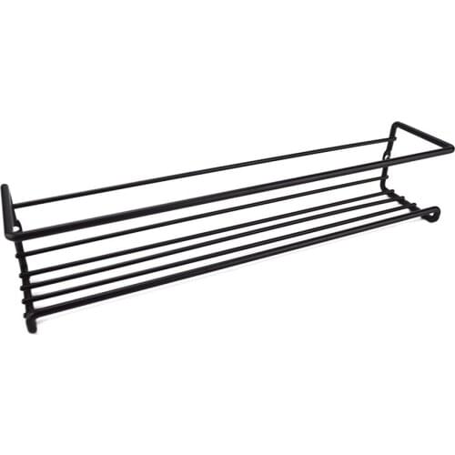 Big Capacity Adhesive Spice Bottle Bracket House Spice Rack Metal Punch-Free Spice Bottle Shelf Holder Organizer Kitchen Toilet