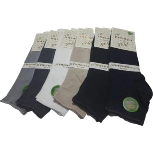 12 double MISIRLI BAMBOO Ankle Booties Short Male Socks Seamless