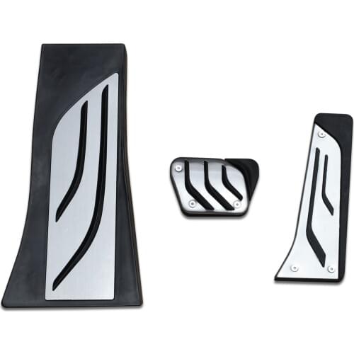 LHD Automatic Footrest Gas Brake Pedal Pad Cover For BMW X5 X6 F15 F85 F16 F86