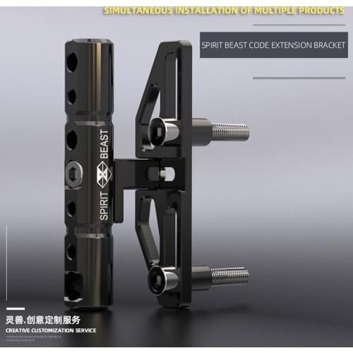 Multi - Functional Motorcycle Scooter Modified Handlebar Pressure Code Stent Decorative Accessories Lighting Stent Spirit Beast