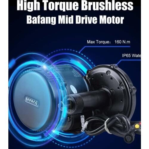 Bafang 48V 750W BBS02B 100MM Mid Drive Motor 8fun BBS02 Electric Bike Conversion Kit Powerful Central Ebike Engine for Bicycle