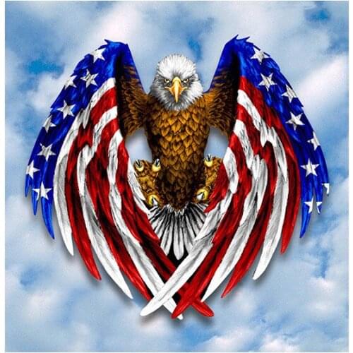 30x30cm 5D DIY Diamond Painting Eagle Art Full Square/Round Drill Diamond Embroidery Painting Cross Stitch Home Decor Gift