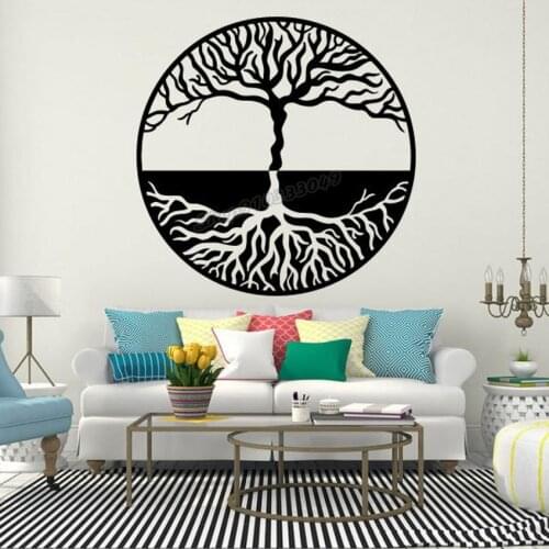 Tree Branch Forest Wall Sticker Room Decoration tree of life roots birds flying Wall Decal for Bedroom home decor Sticker B291