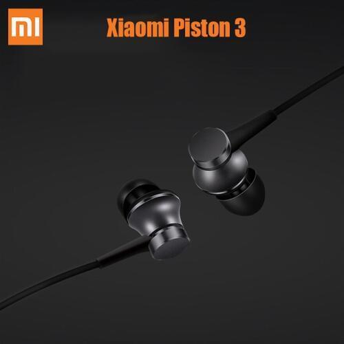 Xiaomi Mi Piston 3 Earphones Fresh Youth Version Edition Gift with Mic In-Ear sport Piston3 earphone for iOS android iphone