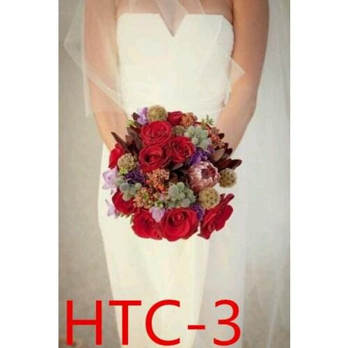 New imitation rose bride bouquet for home decor HTC
