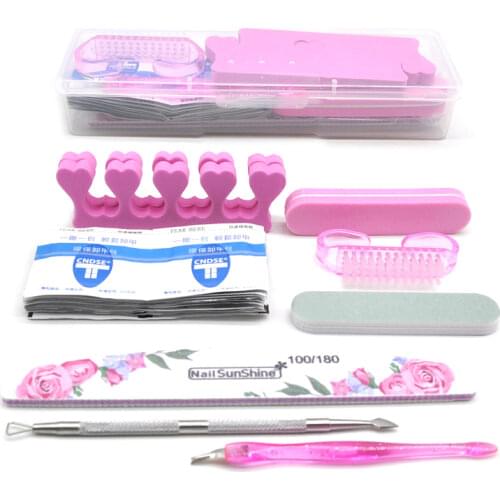 1 Box Nail UV Gel Polish Remover Triangle Stick Rod Pusher Cleaner Manicure Nails Art Tools Accessories Removal Wraps Nail Files