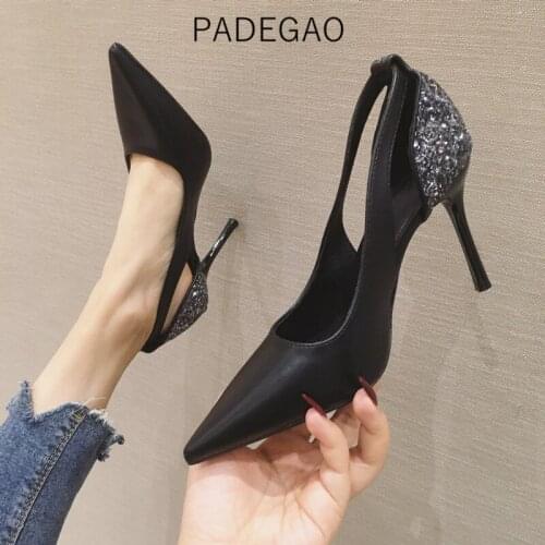 Womens Shoes 2020 High Heels Gold Sexy Party Shallow High Heels Cencise Fashion Lady Shoes