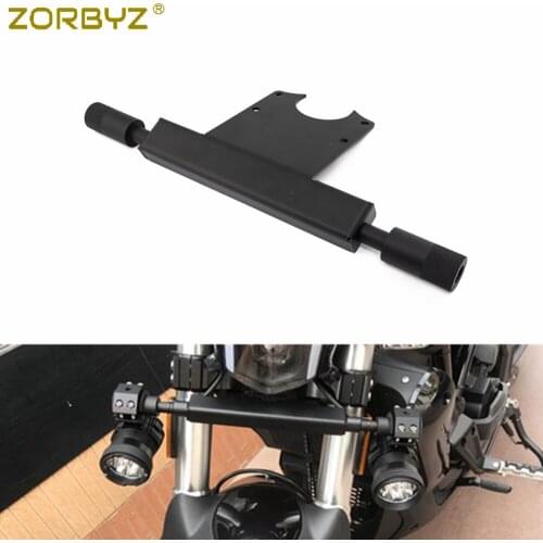 ZORBYZ Motorcycle Black Spot Fog Light Mounting Bracket Adapter For Benelli Leoncino 800