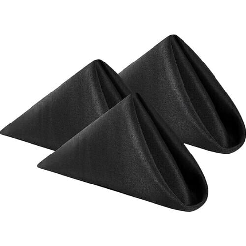 12 Pcs Napkin Cloth Water Washable Nylon Dinner Napkin Soft Table Cloth, Suitable for Wedding Party Restaurant Banquet