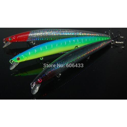 3PCS Sea fishing fish Minnow lure Lures hook Crank baits 26g 18cm Free shipping