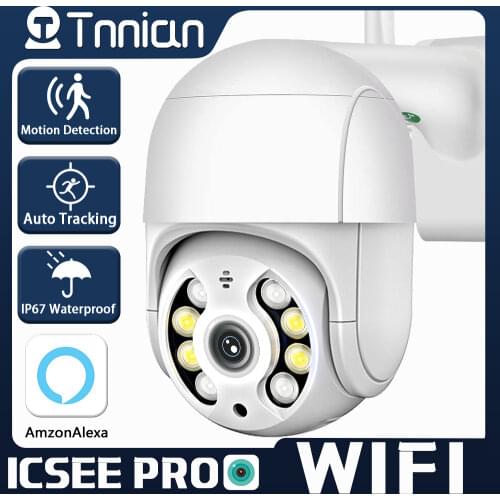 1080P PTZ Wireless IP Camera Outdoor 4X Digital Zoom Speed Dome Super Mini WiFi Security CCTV Camera Audio AI Human Detection