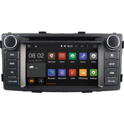 6.2'' Android 9.0 Car DVD Player GPS for TOYOTA Hilux 2012- 6 cores 4g ram 64g rom navigation stereo radio auto media headunits