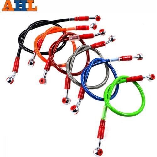 Universal Motorcycle 6 ColorS Dirt Bike Braided Steel Reinforce For Brake line Cable Clutch Oil Hose Tube Pipe 95cm 100cm 110cm