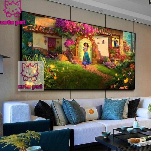 Famous Cartoon anime 5D diy Diamond Painting cross stitch Home garden mosaic diamond embroidery Childrens room decoration large