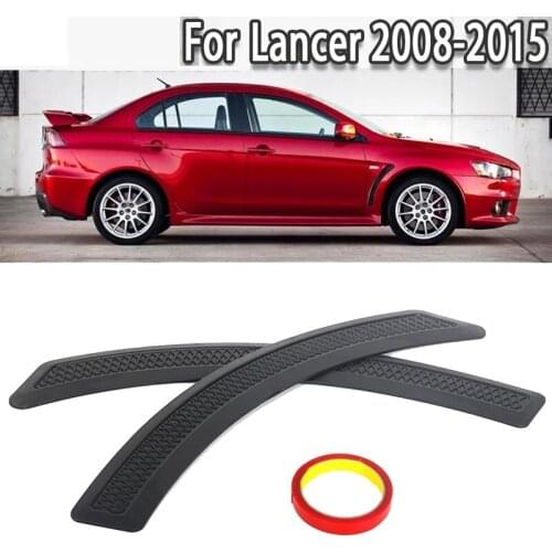 AU04 -2Pcs Car Front Fender Side Vent Sticker Cover EVO Style for Mitsubishi Lancer 2008-2015