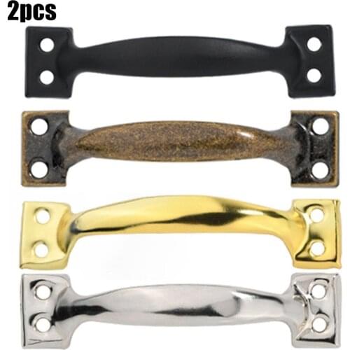 Black Aluminum Alloy Kitchen Cabinet Handles Dresser Drawer Pulls Cupboard Wardrobe Door Knobs Furniture Handle Hardware