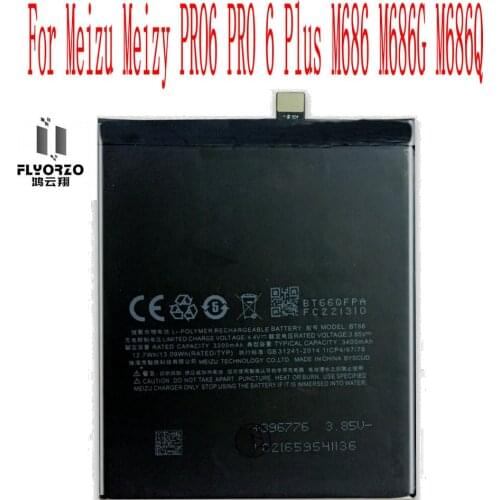 FLYORZO Meizu PRO 6 Plus Phone Batteries
