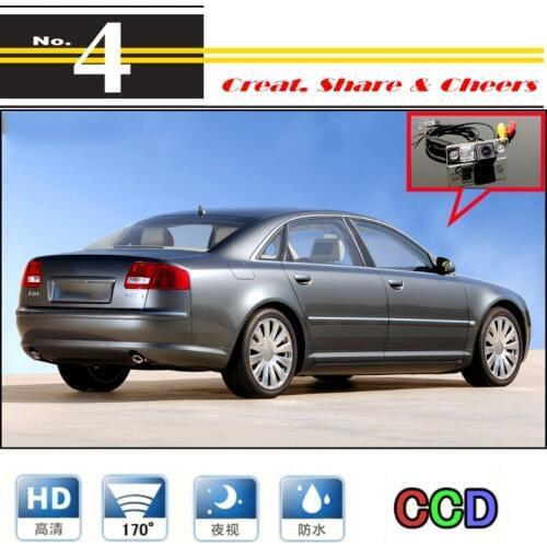 LiisleeCar Camera For Audi A8 A8L S8 D3 4E 2002~2007 High Quality Rear View Back Up Camera For PAL / NTSC Use | CCD + RCA