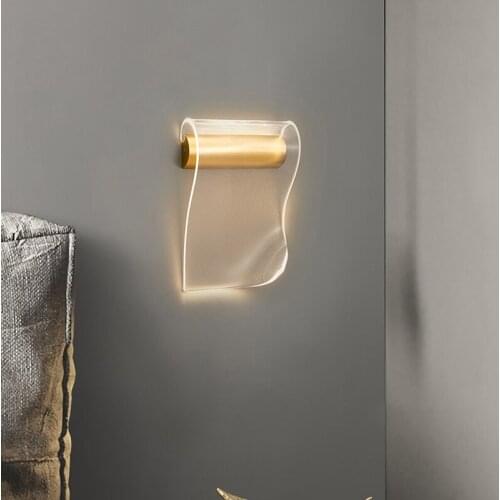 Creative Living Room Bedroom Wall Light Nordic Modern LED Wall Lamp New Simple Bedside LED Lighting Personality Stair Aisle Lamp