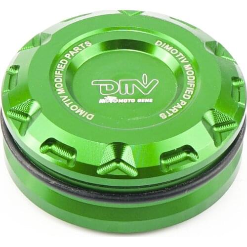 Motorcycle Rear Brake Fluid Reservoir Cap 37mm For Kawasaki Ninja 250/300/400/650/636/H2/H2R ER-6N/ER-6F Versys 650/1000