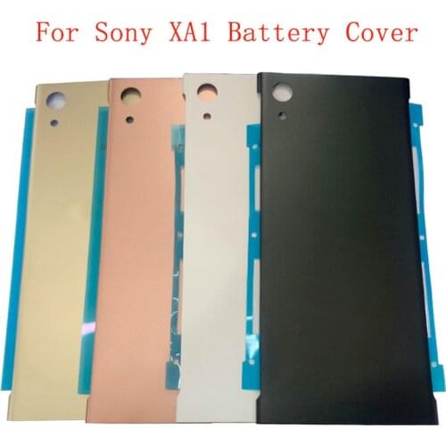 Battery Case Cover Rear Door Housing Back Cover For Sony Xperia XA1 XA1 Plus Battery Cover with Logo