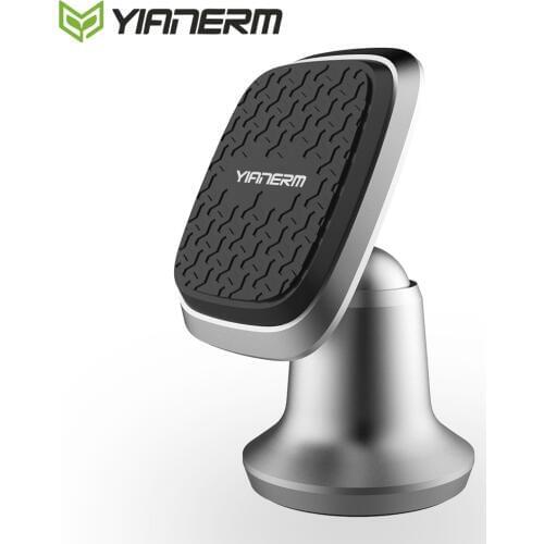 Yianerm Metal Magnetic Phone Holder in Car Magnet Stand For Phone in Car 3M Sticky Dashboard Mount For iPhone Samsung Xiaomi