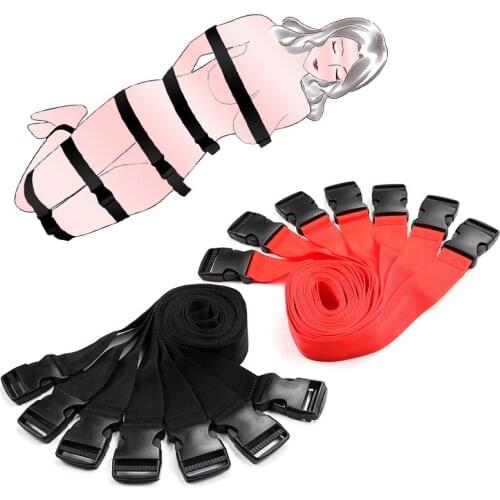 7 Pack Webbing BDSM Handcuff Binding Bondage Suit Couple Adult Sex Toys бдсм