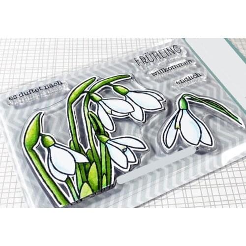 German Transparent Clear Silicone Stamp/Seal for DIY scrapbooking/photo album Decorative clear stamp A2283