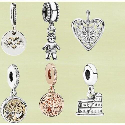 2021 New High-quality 925 Sterling Silver Fashion Pendant, a Variety of Cute Pendants Bring a New Experience, DIY Pendants