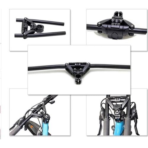 Original Taozik folding bike handlebar mountain bike folding handlebar travel bending handlebar