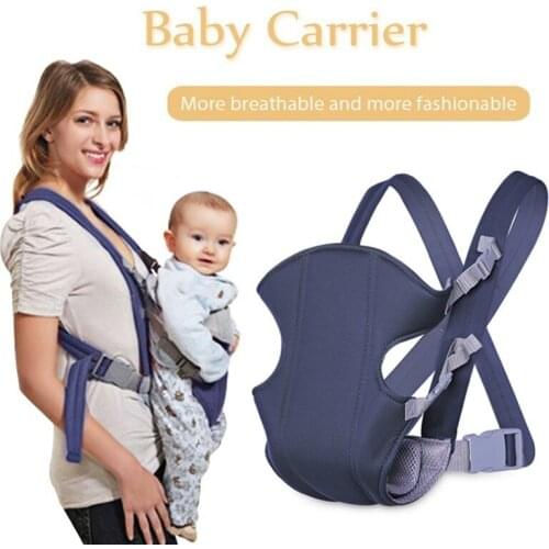 2-30 Months Breathable Front Facing Baby Carrier Comfortable Sling Backpack Pouch Wrap Baby Kangaroo Adjustable Safety Carrier