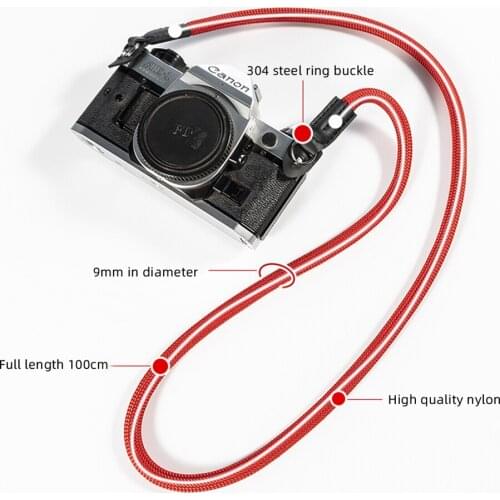 Nylon Rope Camera Shoulder Neck Strap Hiking Belt for Digital Camera Leica Canon Nikon QJY99