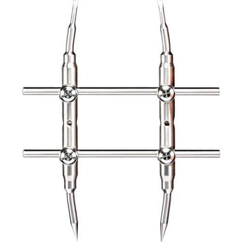 Professional Curved Tips DSLR Camera Lens Spanner Wrench Repairing Opening Tool Stainless Steel for Most DSLR Cameras