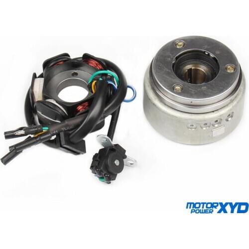 YX150 Magneto Stator Coil Rotor Fly wheel Kit For YINXIANG 150cc Electric Start Engine Dirt Pit Bike ATV Quad Parts KAYO BSE SDG