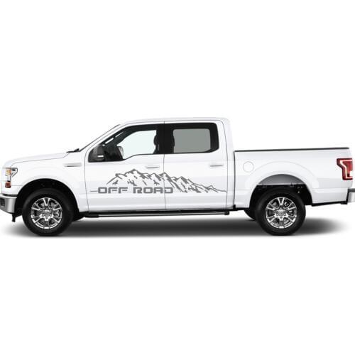 Car body sticker moutain adventrue off road vinyl graphics for Ford FORD F150 2015 2016 2017 2018 2019 RAPTOR