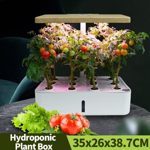 Indoor Intelligent Hydroponic Grow Box Garden Accessories Soilless Cultivation Plant Pot Flower Vegetable Nursery Fill Light