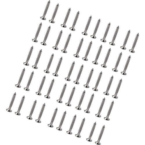 Pack of 50 pcs Tremolo Bridge Mounting Screws for Electric Guitar Bass Replacement Parts