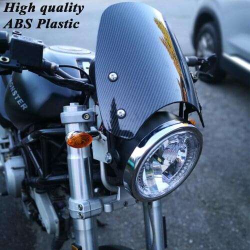 Motorcycle Windshield Windscreen Wind Deflectors for Ducati Scrambler Icon 800 400 Classic Accessories 2015 16 17 2018 2019 2020