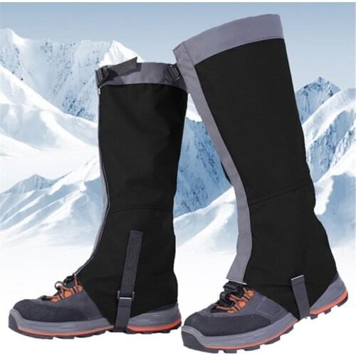 High Quality Outdoor Snow Kneepad Skiing Gaiters Hiking Climbing Leg Protection Guard Sport Safety Waterproof Leg Warmers Cover
