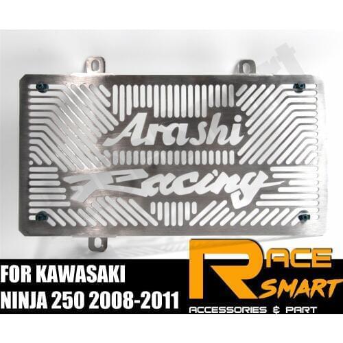 Radiator Grille Protective Grille Cooler Guard Cover For KAWASAKI NINJA250 2008-2011 Motorcycle Accessories NINJA-250 2009