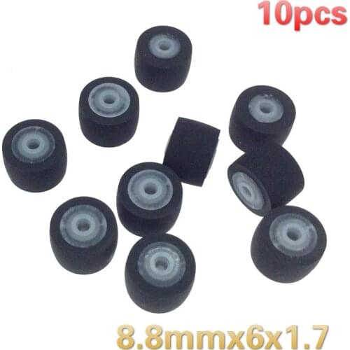 10pcs 8.8mmx6x1.7 car retractor press belt pulley, deck audio pressure recorder press belt pulley tape player Stereo Rubber