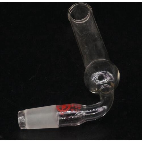 19-26mm Joint Bend Drying Tube Glass Adapter Quickfit Connection Tube Laboratory Chemistry