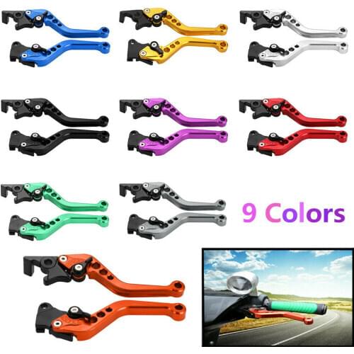 2 Pcs/Set Universal CNC Drum Adjustable Alloy Motorcycle Brake Handle Car Brake Handles Clutch Lever GY6 125 150 GP110 XMAX400