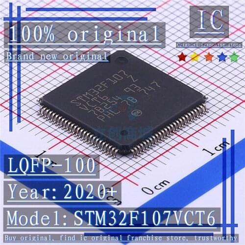 2020+ 100% Brand new original 1PCS-5PCS STM32F107VCT6 LQFP-100 Microcontroller chip