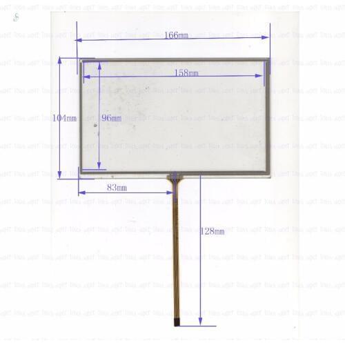 ZhiYuSun 166mm*104mm KDT-3231 7inch 4-wire resistive touch panel for Car DVD, 166*104 GPS Navigator screen glass