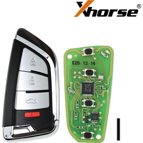 5pcs/lot ... Xhorse XSKF20EN Smart Remote Key Knife Style 4 Buttons English Version