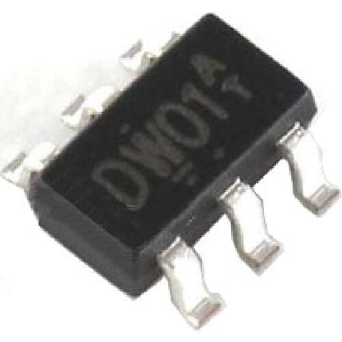 50pcs/lot SMD DW01 lithium battery protection IC MOSFET SOT23-6