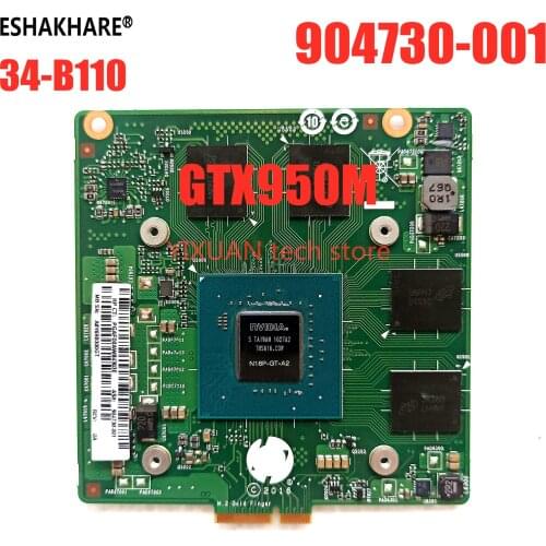 6050A2848701 904730-001 for HP ENVY curved screen machine 34-B110 motherboard 900464-001 904730-001 graphics card board GTX950M