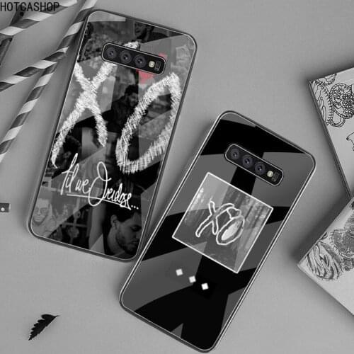 The Weeknd XO logo Phone Case Tempered Glass For Samsung S20 Plus S7 S8 S9 S10 Plus Note 8 9 10 Plus