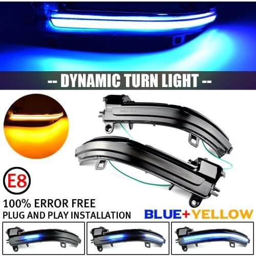 For BMW X1 F20 F22 F30 F34 F32 E84 i3 Dynamic Car Lights Led Blinker Side Mirror Marker Turn Signal Light Lamp Accessories